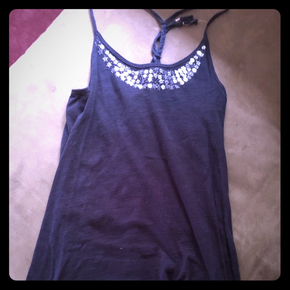 American Eagle small navy blue summer dress